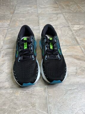 Brooks Glycerin GTS 20 Men’s Shoe Size 10.5 Black 1103831D006 Preowned